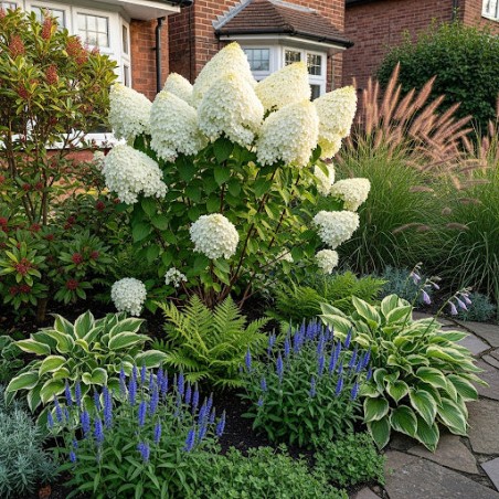 Hortenzija, šluotelinė ,,Polar Bear,, /Hydrangea paniculata/ - P9 kont.